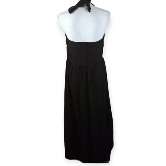 ALFRED ANGELO BLACK HALTER FORMAL GOWN SZ.18 EUC - Picture 4 of 6